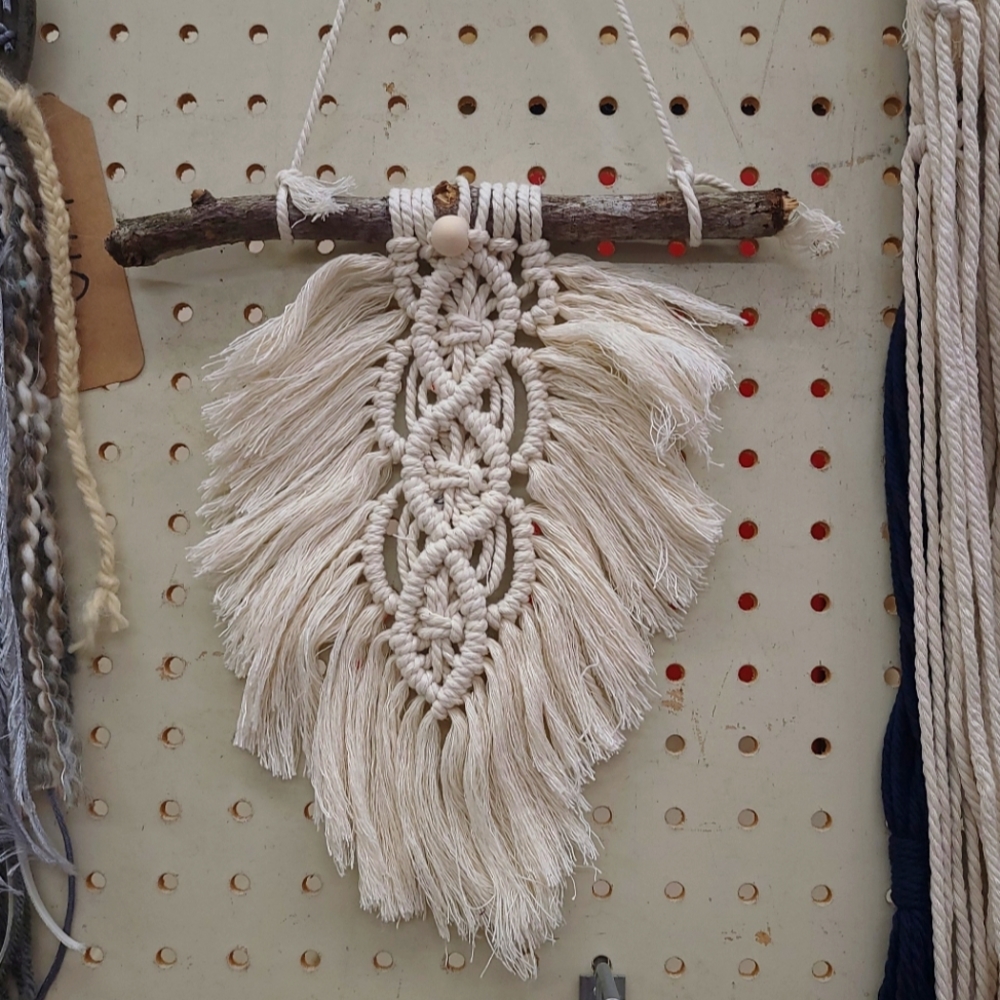 Macrame Leaf Wall Hanging